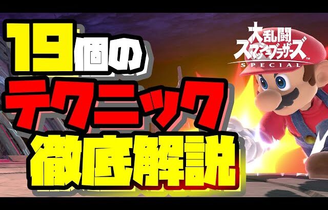 【スマブラSP】初心者が知らない19個のテクニック徹底解説【反転空後・空ダ・崖奪いなど】