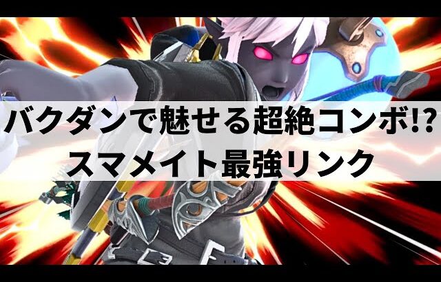 【スマブラSP】オフ大会でも大暴れ!?レート2400超えスマメイト最強リンクが異次元な超絶コンボを魅せる【ぷらんぐり リンク/ハイライト】