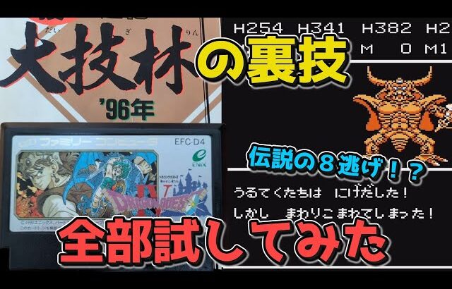 【ドラクエ４】大技林に載ってた裏技、全部試してみた結果がヤバすぎた【ドラゴンクエストIV 導かれし者たち】