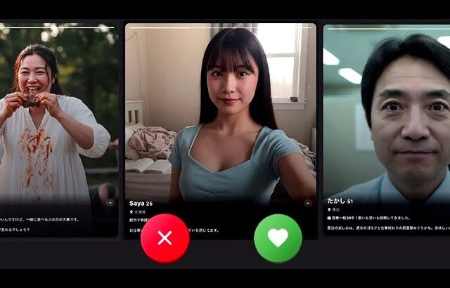 マッチングアプリで出会った男女がおかしい… ホラーゲーム『tindark』