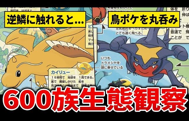 600族ポケモンの激ヤバすぎる生態を徹底解説【歴代ポケモン】