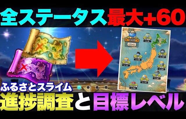 【ドラクエウォーク】ふるさとスライムの全国レベルいくつ？