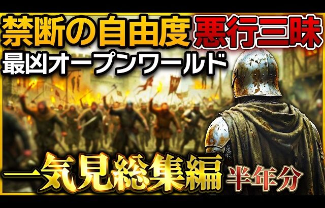 悪行→暴走→処刑…無限にバッドエンドを繰り返す神オープンワールド【総集編 / ゆっくり実況】