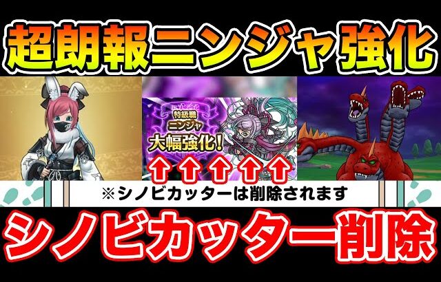 【ドラクエウォーク】これは神アップデート!! ニンジャ大幅強化で新武器よりも話題になってしまうwww【DQW】