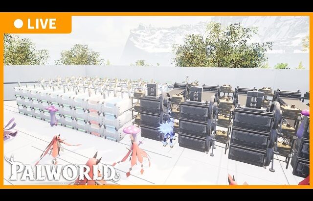 【パルワールド】メインデータの拠点改築＋資源回収 2日目