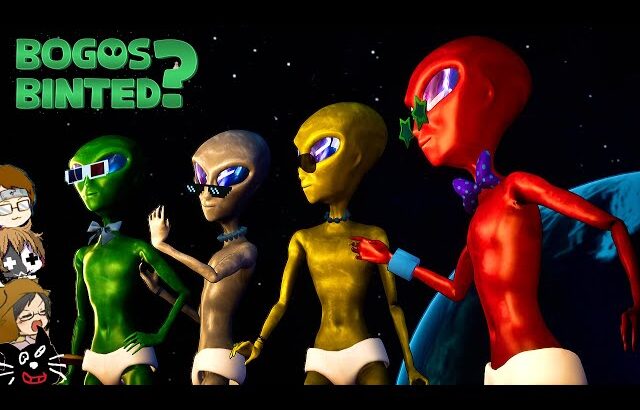 【4人実況】人気急上昇中の「真剣勝負を一切しない」騙されまくるゲーム『 Bogos Binted? 』