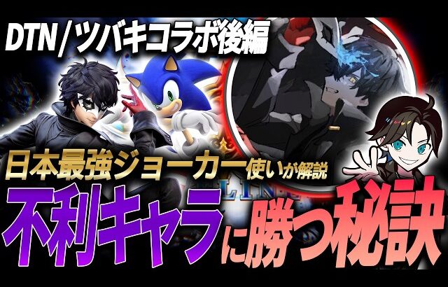 【スマブラSP】最強ジョーカー使いツバキさんとプロコーチカイトが考える対ソニックの立ち回り方を徹底解説！！