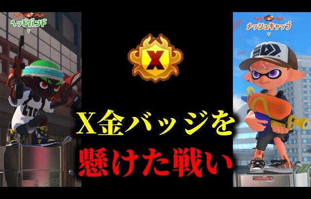 シーズン末に最上位帯限定で起きる「金バッジ」争いが壮絶すぎる…【Splatoon3】