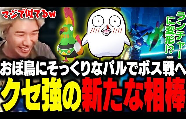 ランチャーにもなるおぼ鳥にそっくりなパル！？クセが強い新たな相棒とボス戦に挑むおぼ【パルワールド】